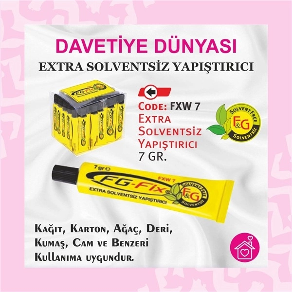 F&G%20Fix%20Ekstra%20Solventsiz%20Yapıştırıcı%207gr%20(Kod:%20FXW%207)%20