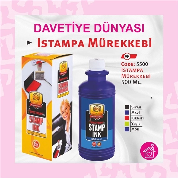 Istampa%20Mürekkebi%20500%20ml.%20Mor%20(5500%20MR)