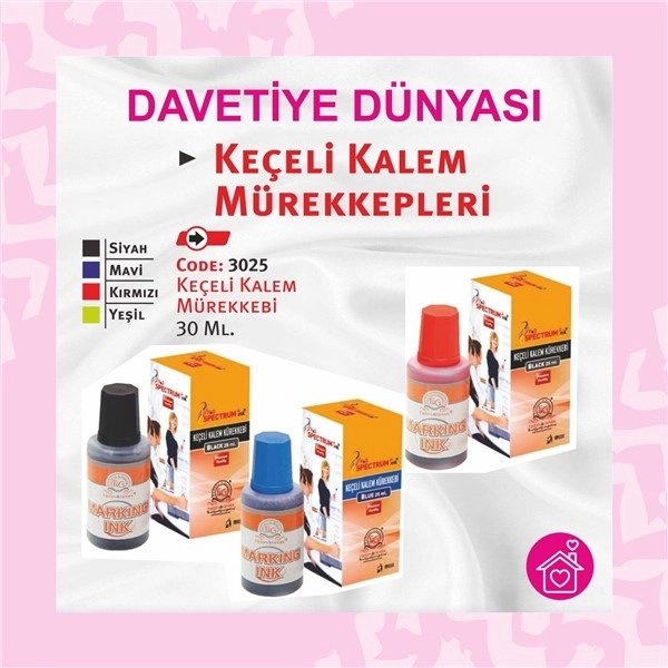 Keçeli%20Kalem%20Mürekkebi%2030%20ml%20Siyah