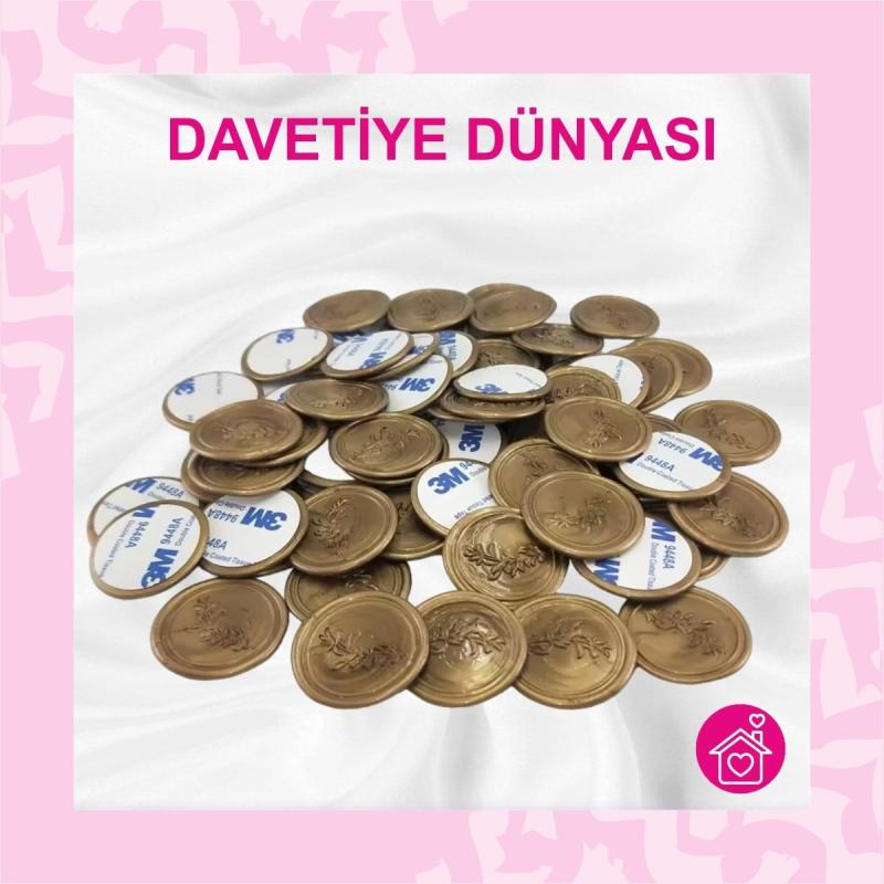 5000%20Adet%20Mühür%20Mumu%20Kulakçıklı%20Yuvarlak%20Çift%20Taraflı%20Bant%20
