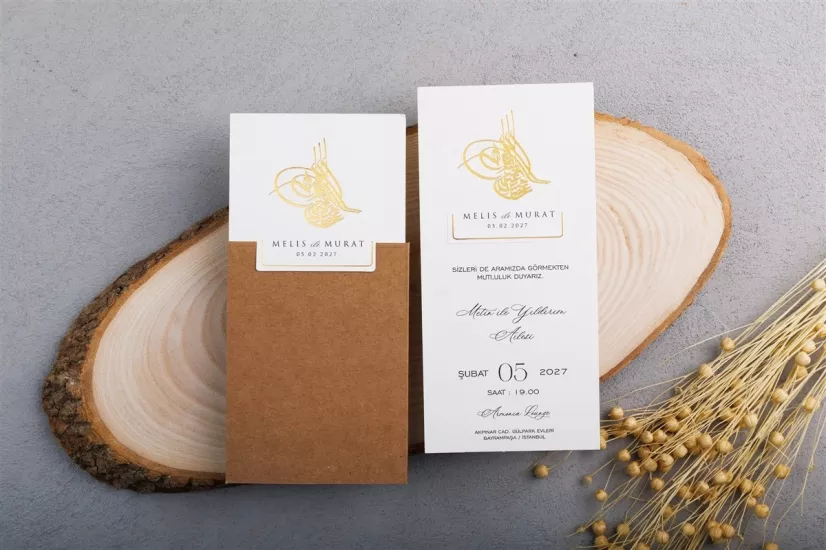 Modern Davetiye 1453 | Enfa Davetiye Kataloğu