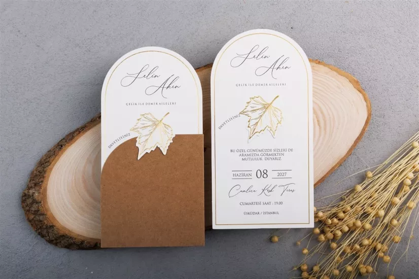 Modern Davetiye 1735 | Enfa Davetiye Kataloğu