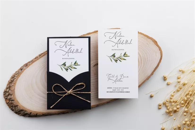 Modern Davetiye 1827 | Enfa Davetiye Kataloğu