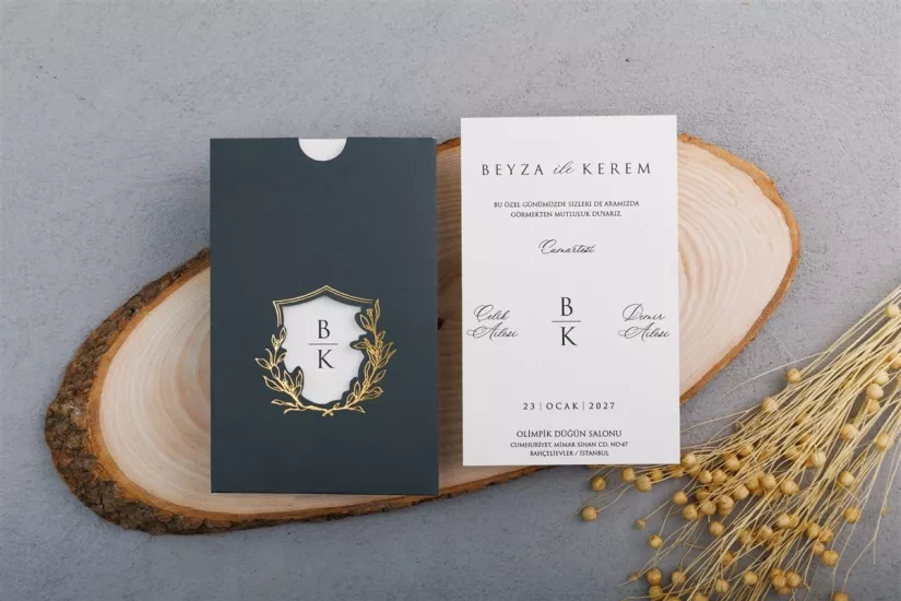 Modern Davetiye 2032 | Enfa Davetiye Kataloğu