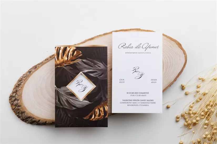 Modern Davetiye 2033 | Enfa Davetiye Kataloğu