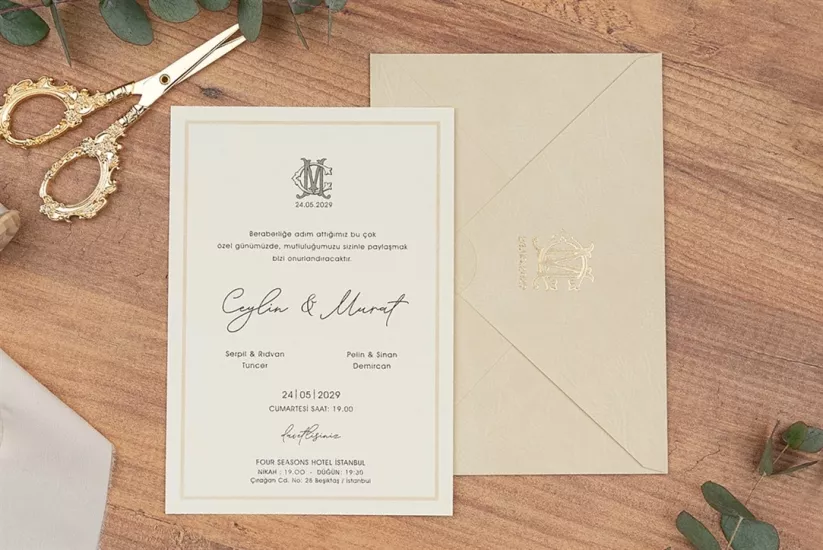 Erdem Davetiye 5105  | Erdem Davetiye Kataloğu