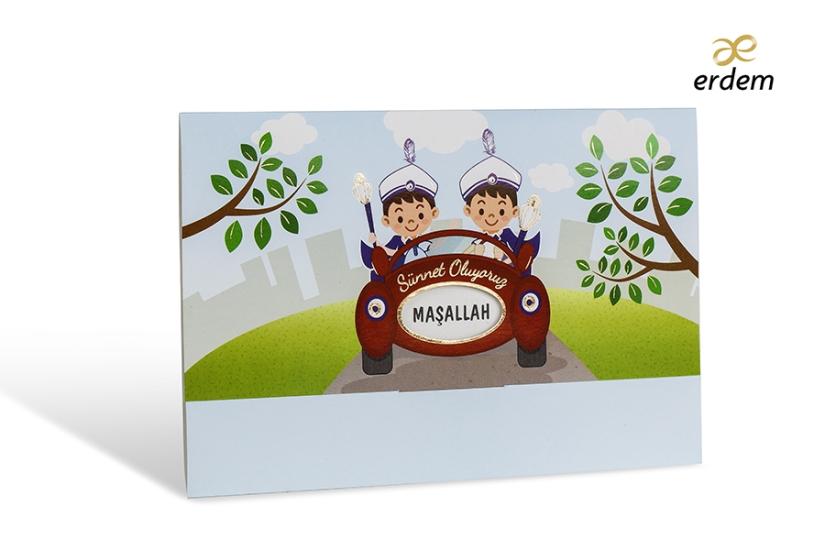 Erdem Sünnet Davetiye 80937 | Sünnet Kataloğu