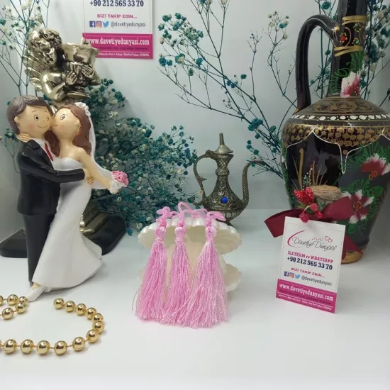 Bebek Pembesi Davetiye Püskülü ve Püskül Fiyatları