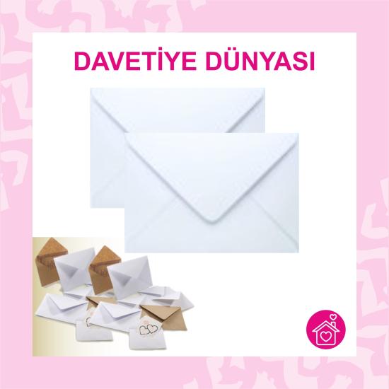 Davetiye Zarfı 1. Hamur 12X18 110gr
