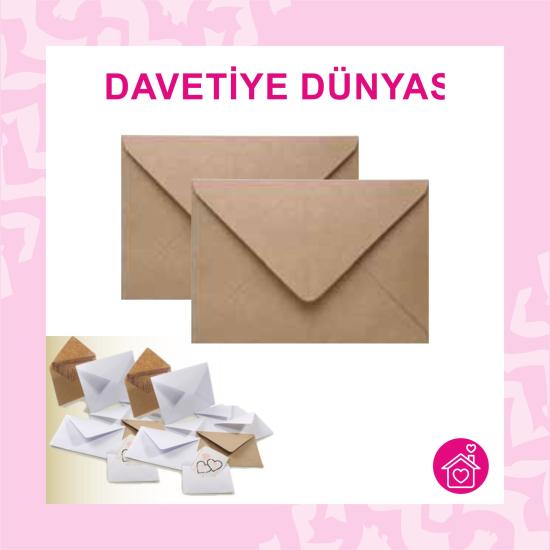 Davetiye Zarfı Çaycuma 14X20 90gr