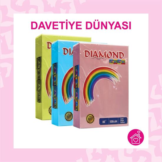 Renkli A4 Kağıdı Deep Yellow Limon Sarı 500 Yaprak