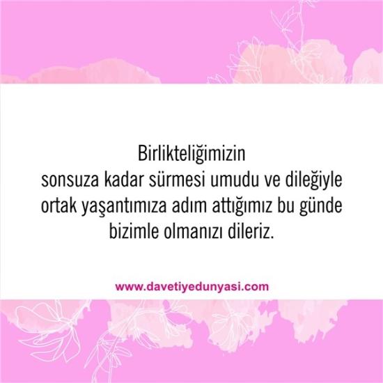 Duyulmamış Anlamlı Düğün Davetiye Sözleri 