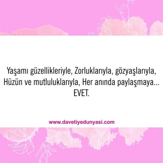 Duyulmamış Anlamlı Düğün Davetiye Sözleri 