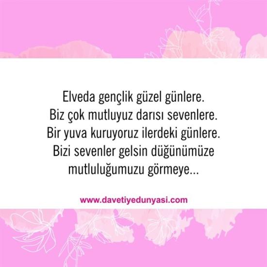 Duyulmamış Anlamlı Düğün Davetiye Sözleri 