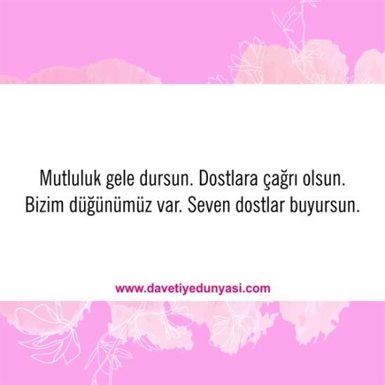Duyulmamış Anlamlı Düğün Davetiye Sözleri 