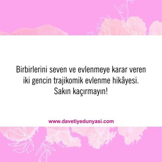Duyulmamış Anlamlı Düğün Davetiye Sözleri 