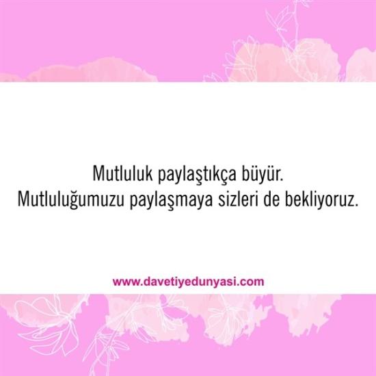 Duyulmamış Anlamlı Düğün Davetiye Sözleri 