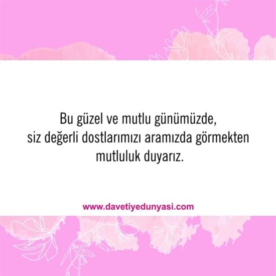 Duyulmamış Anlamlı Düğün Davetiye Sözleri 0004