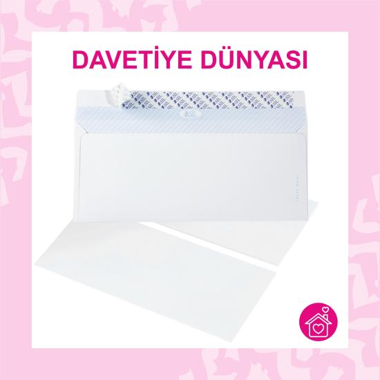 Diplomat Zarf Silikonlu Düz 10,5 X 24 1 Hamur 90gr