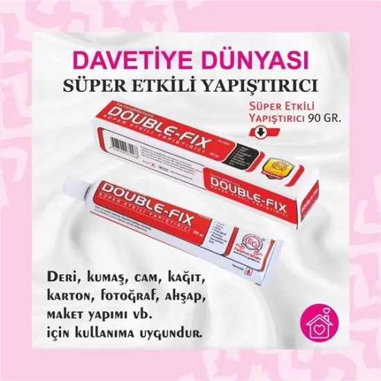 Double Fix Süper Etkili Yapıştırıcı 90 gr