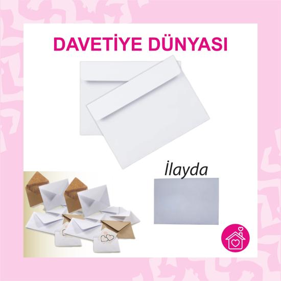 Yazışma Zarfı Silikonlu Düz 16.2X22.9 İlayda 110gr