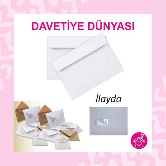 Yazışma Zarfı Silikonlu Pencereli 16.2X22.9 İlayda