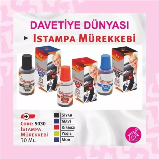 Istampa Mürekkebi 30 ml. Mor