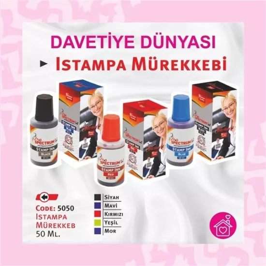 Istampa Mürekkebi 50 ml. Siyah 