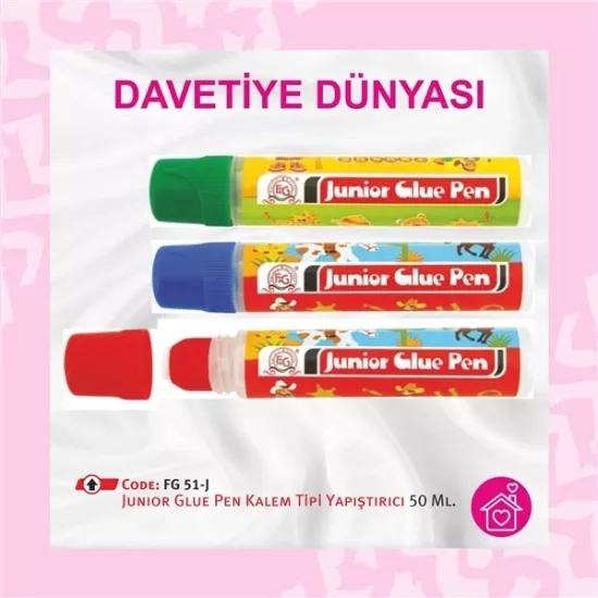 Junior Glue Pen Kalem Tipi Yapıştırıcı 50 ml 