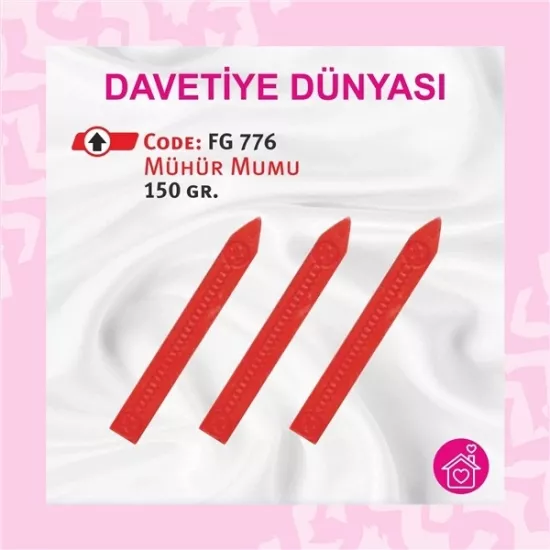 Kırılgan Güvenlik Mühür Mumu 150 gr. 