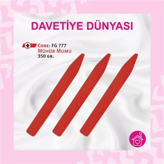 Kırılgan Güvenlik Mühür Mumu 350 gr. 