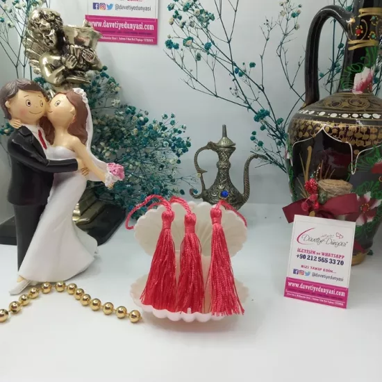 Kırmızı Davetiye Püskülü ve Püskül Fiyatları