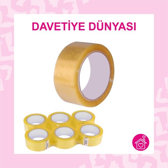 Koli Bandı Şeffaf 45mm x 100metre 6 Adet