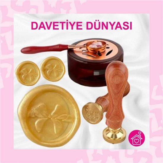 Bal Köpüğü Mühür Mumu 1 Kutu (10 Çubuk) Pastel