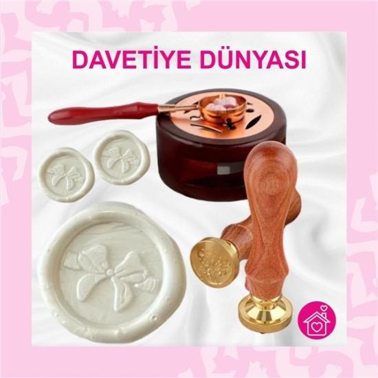 Beyaz İnci Mühür Mumu 1 Kutu (10 Çubuk) Pastel 