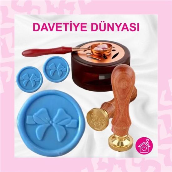 Gökyüzü Mühür Mumu 1 Kutu (10 Çubuk) Pastel Renk
