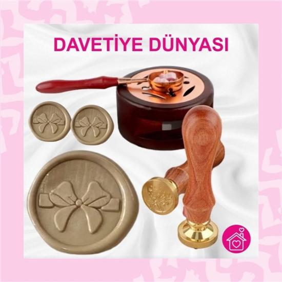 Kahve Köpüğü Mühür Mumu 1 Kutu (10 Çubuk)