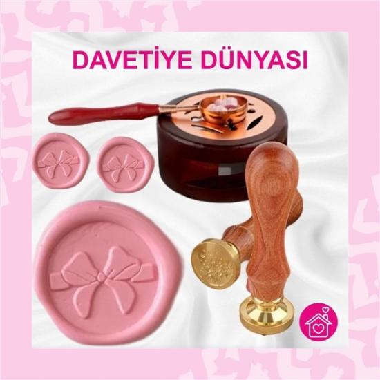 Pamuk Şeker Mühür Mumu 1 Kutu (10 Çubuk) Pastel