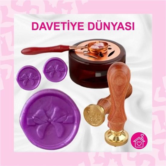 Petunya Mühür Mumu 1 Kutu (10 Çubuk) Pastel Renk