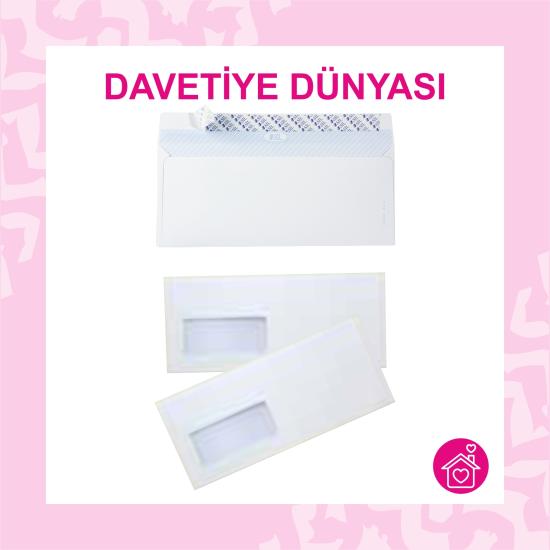 Diplomat Zarf Silikonlu Pencereli 10,5 X 24 
