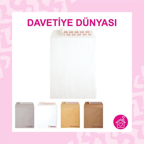 Torba Zarf Silikonlu 33 x 45 1. Hamur 110gr