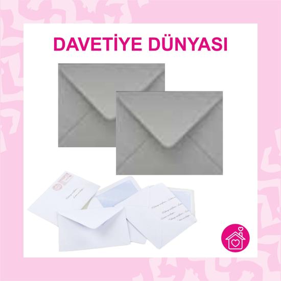 Mektup Zarfı 11.4 x 16.2  Elvan Silikonlu 90gr