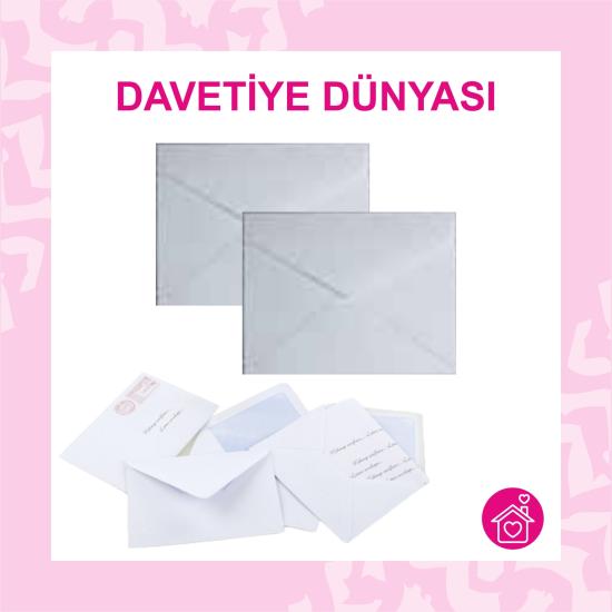 Mektup Zarfı 11.4 x 16.2  Asil 2 Silikonlu 90gr