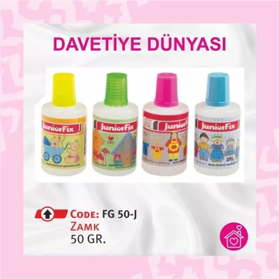 Junior Fix Su Bazlı Solventsiz Yapıştırıcı 50 ml 